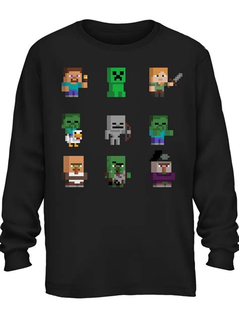 minecraft long sleeve shirt